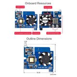 Power Over Ethernet HAT (D) for Raspberry Pi 4B/3B+, PoE HAT with Cooling Fan,Compatible with for Raspberry Pi 4B/3B+
