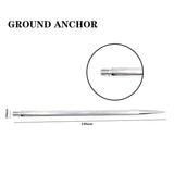 Pac-12 Shortwave Antenna Portable 8 Band Vertical Antenna Shortwave Antenna Outdoor Terrace Antenna 7 Mhz-50 Mhz
