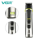VGR 14in1 grooming kit rechargeable hair beard trimmer for men face body washable hair clipper electric nose ear