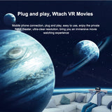 Shinecon VR Headset AI08 Giant Screen Same Screen Stereo Cinema 3D Glasses Pro Virtual Reality VR For iPhone Android Smartphone