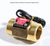 B10 G1" 1inch Water Diesel Brass Hall Effect Turbine Water Flow Sensor Turbine Flowmeter 2-50L/min
