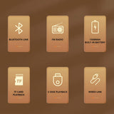 As19 Retro Wireless Bluetooth-compatible Speaker Hands-free Call Card U Disk Loudspeaker Nostalgic Audio Gramophone