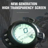 Motorcycle 10000 RMP 7 Color Oil Level LCD Digital Instrumentation Speedometer Tachometer Odometer for YAMAHA RXM BWS 125 B U1J6