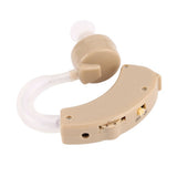 Plastic Super Mini Adjustable Hearing Aids Ear Sound Amplifier Volume Tone Listen Hearing Aid Kit Hook In Ear JZ-1088A Ear Care