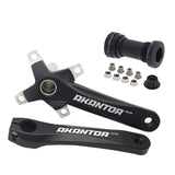 CATAZER Bicycle Crank Chainwheel 104BCD 32T MTB Bike Crankset Aluminum Alloy with Bottom 170mm Crank  Bike Parts  Crank Set