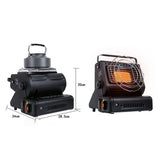 Outdoor Heater Cooker Gas Heater Travelling Camping Hiking Picnic Equipment Dual-purpose Use Outdoor Stove Heater N