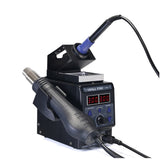 Upgrade Rework Soldering Station 2 in 1 SMD Hot Air Gun + Soldering Iron Thermoregulator  LED Display SMD Soldering Iron 8786D