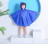 Freesmily Kids Stylish Rain Poncho Waterproof Rain Jacket Coat For Girls Boys