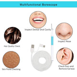 3In1 Endoscope Digital Led Otoscope Ear Camera Scope Earwax Removal Kit Electronic Mini Endoscopic Camera