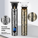 Hair trimmer Electric Hair Clipper With LCD Hair Cutting Machine USB Rechargeable beard trimmer Cordless Men Bald Head Barber