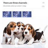 Remote Control Dog Training Device Rechargeable Waterproof Electric Shock Vibration Collar Bark Arrestor Training Artifact 40%