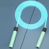 Adjustable Glowing Skip Rope Night Luminous Jump Ropes Exercise LED Light Up Skipping Rope Fitness Home Exercise Slim Body