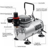 110-220V/50-60Hz Oil-free silent air compressor 25L small portable portable air compressor Single Cylinder Piston Compressor