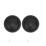 2pcs Tweeter Voice Coil 5.4Ω Copper Clad Aluminum Replacement Tweeter Dome Film for Speakers Repair