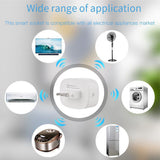 WiFi Smart Plug Socket Compatible with Alexa Google Home No Hub Required APP Remote Control Timer Switch Outlet 16A