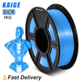 KAIGE PLA SILK Sublimation Filament 1KG 1.75MM Tolerance -/+0.02MM 3D Printer Silk Effect Refills Biodegradable Spool Material