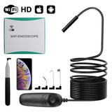 HD WiFi Endoscope 3.5M Wireless Pipeline Inspection Home Appliance Repair Endoscopes With Telescopic Rod