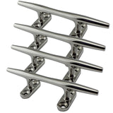 5 Inch High Quality 316 Stainless Steel Marine Boat Hollow Base Cleat Heavy Duty Boat Hollow Base Cleats for Marine Yacht Boat