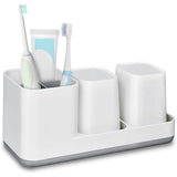 Toothbrush Holder is Suitable for Bathroom Children's Electric Toothbrush Toothpaste Holder Set with 2 Cups