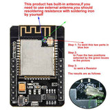 ESP32-CAM-MB WIFI Bluetooth Development Board OV2640 Camera Module MICRO-USB Interface CH340G USB to Serial Port, 3Pcs