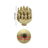 1Pc 1" 1.5" Brass Adjustable Three-layer Flower Fountain Spray Head Center Straight Scattering Sprinklers Landscape Fountains