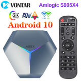 4GB 128GB A95X F4 Amlogic S905X4 RGB Light Smart TV Box Android 10 4G 64GB Support Dual Wifi 8K Youtube Media Player A95XF4 2GB