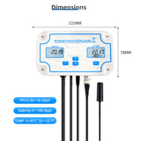 Wifi Water Quality Tester PH/EC/TDS/ORP/SALT/ Temp Meter Digital Water Analyzer Smart Monitor Tuya APP Online Remote Monitoring