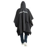 Multifunctional Lightweight Waterproof Hooded Rain Poncho Raincoat for Men Women Outdoor Cycling Camping Mat Canopy Shelter