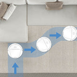 Robot Vacuum Cleaner Quiet 1800Pa Strong Suction Deep Cleaning Robotic Vacuum Cleaner Sweeping & Mopping