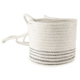 Space Saving Living Room Plant Holder Planter Storage Organizer Balcony Home Decor Hanging Basket Hand Woven Wall With Long Rope