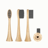 Electric Toothbrush Replace Bamboo Brush Head For Philips HX3/6/9 Series HX6100/HX9332 Biodegradable Charcoal Soft Bristled