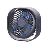 Portable Cooling Desktop Fan 3 Speed With 360 Degrees Rotation USB Rechargeable Fan For Office Household Traveling