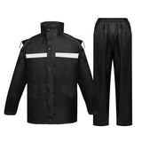 Waterproof Nylon Raincoat Jacket Pants Set Outdoor Men Poncho Raincoat Hiking Portable Thick Regenjacke Winter Raincoat JJ60YY