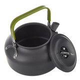 HAEGER-0.8L Portable Ultra-light Outdoor Hiking Camping Survival Water Kettle Teapot Coffee Pot Anodised Aluminum