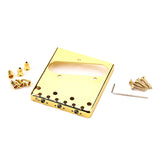 For WILKINSON 6 Strings Vintage Style Fixed Electric Guitar Bridge with Brass Saddles TL Bridge Guitar Accessories