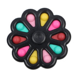 Kids Toys Colorful Pops Gyro Toy Relief Stress Educational Finger Tip Toys for Kids Adults Gift