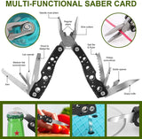 Gifts for Man 14 in 1 Survival kit Tool Emergency Tactical Outdoor Camp Equipment Supplies Kits for Hiking Camping Adventures
