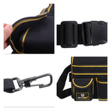 Waterproof Waist Pack Multi-Function Tool Holder Oxford Cloth Electric Drill Tool Storage Bag Tool Pocket Wrench Plier Organizer