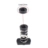 Anti Backlash Nuts T8 POM Elimination Spring Loaded Nut 3D Printer For Lead 2mm /4mm/8mm Acme Threaded Rod DIY CNC Accessories