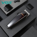 Cordless hair clipper adjustable professional men beard hair trimmer powerful electric hair cutting machine rechargeable haircut