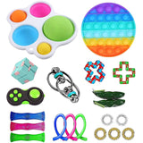 Fidget Toys Pack Anti Stress Set Kawaii Gift Toys Box Children Simple Dimple Antistress Relief Figet Toys Pakket Kit Dropship