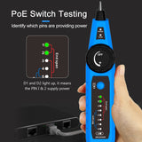 NOYAFA NF-810 Network Cable Tester Kit Multi Function Wire Tracker Wiremap PoE TEL Testing for RJ11 RJ45 CAT5 CAT6 LAN Cable
