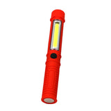 COB Pen Light Mini Inspection Work Light LED Cilp Flashlight Torch Lamp with Magnet for Outdoor Camping Maintenance