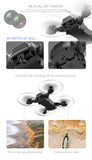 Mini Foldble Drone 4K/1080P HD Dual Camera Professional Aerial Photography Quadcopter FPV Helicopter Toy Vedio Recording