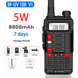 2022 BAOFENG 10W Professional Portable Walkie Talkie UV-10R 50km 128 Channels VHF UHF Dual Band Two Way CB Ham Radio Transceiver