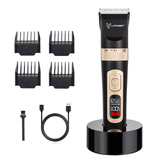 Pet Dog Cat hair clipper Low noiser Trimmer Electrical Animals Grooming Clipper LCD Display Rechargeable Haircut Shave Machine