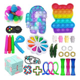 Fidget Toys Pack Anti Stress Set Kawaii Gift Toys Box Children Simple Dimple Antistress Relief Figet Toys Pakket Kit Dropship
