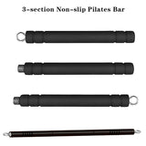 250LBS Resistance Bands Set with Workout Bar Exercise Band Fitness Stick Home Gym Bodybuilding Pilates Bar Kit Fitness Equipment