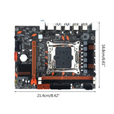 F19E X99 DDR3 MINI LGA2011-3 Computer Motherboard Dual Channel Memory M.2 Interface