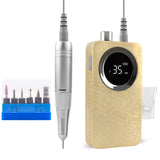 NEW Nail Drill Cordless 35000RPM Manicure Electric Machine Nail Drill Wireless Nail File Pedicure Rechargeable Drill Cordless